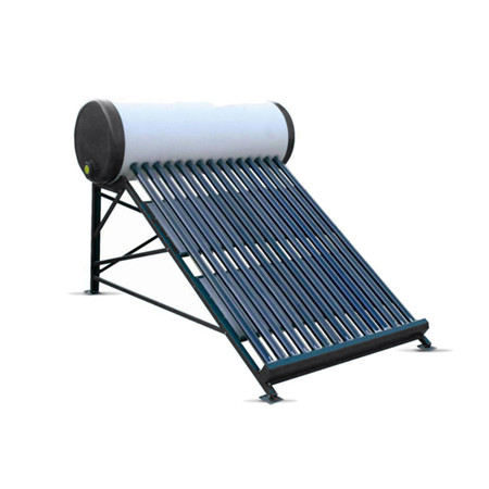 Установленный на крыше солнечный водонагреватель для семейного использования с горячей водой